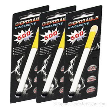 280mAh Disposable Electronic Cigarettes with 300-500 Puffs, Measures 120 x 9.5mm